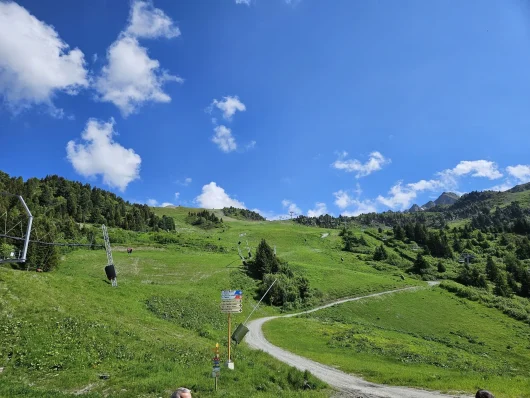 Piste de l'Eclipse à Courchevel